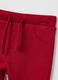 Children's red pure cotton jogger trousers_2