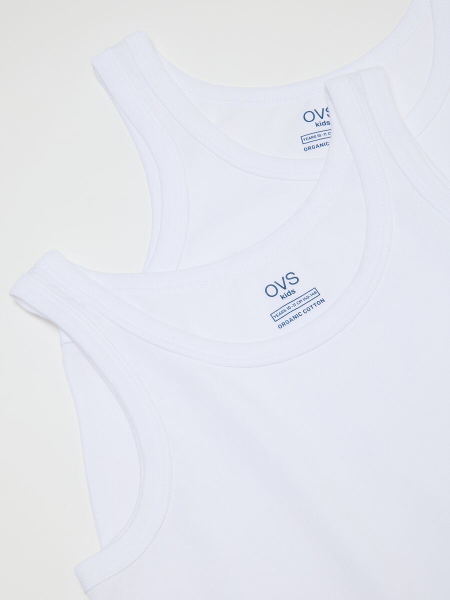 Bipack canottiere bianche da ragazzo in puro cotone regular fit_3