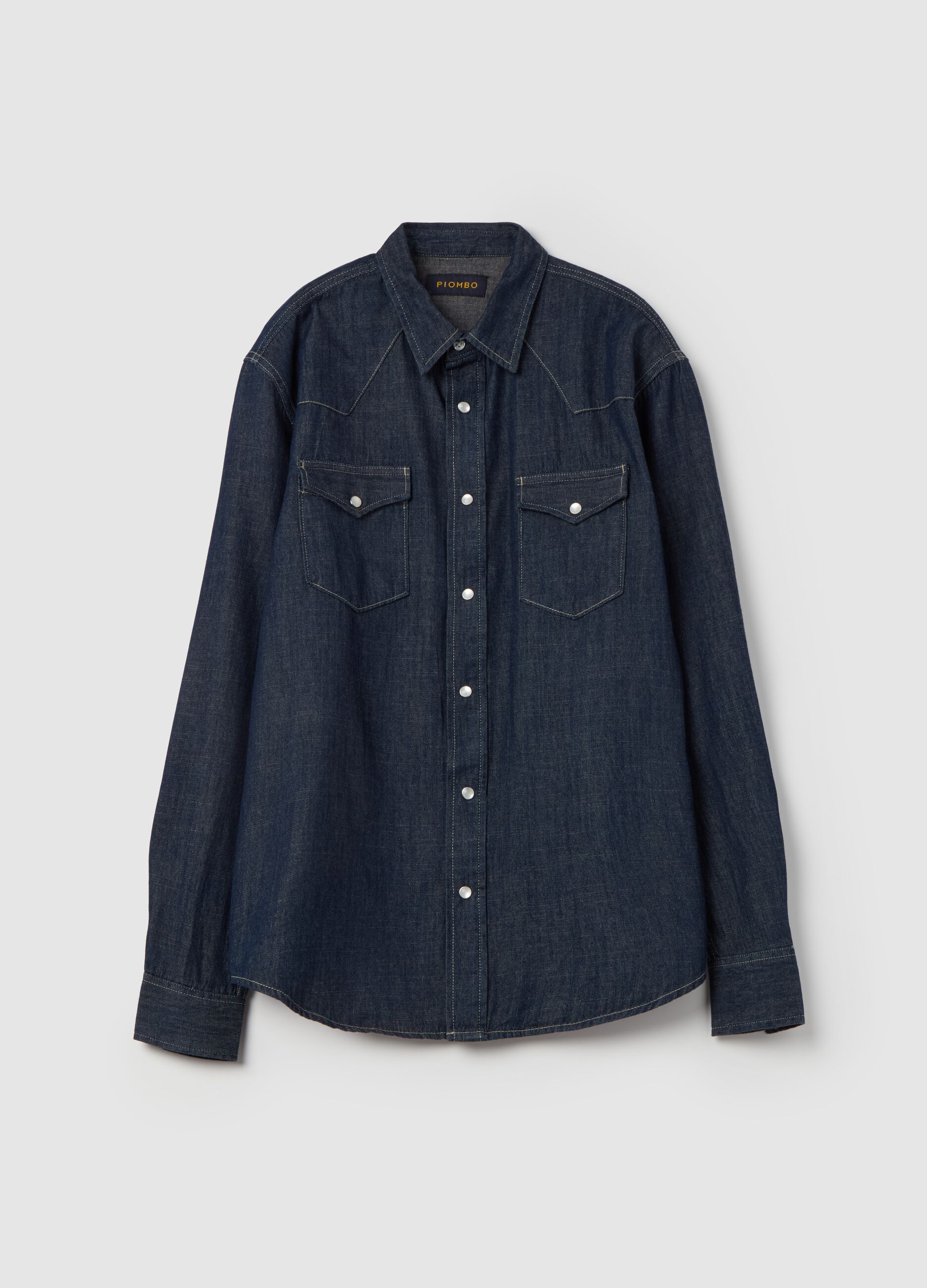 Camicia jeans uomo ovs sale