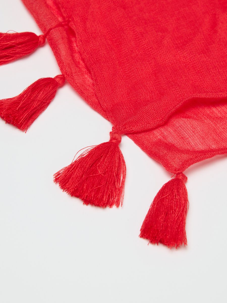 Scarf with tassels_1