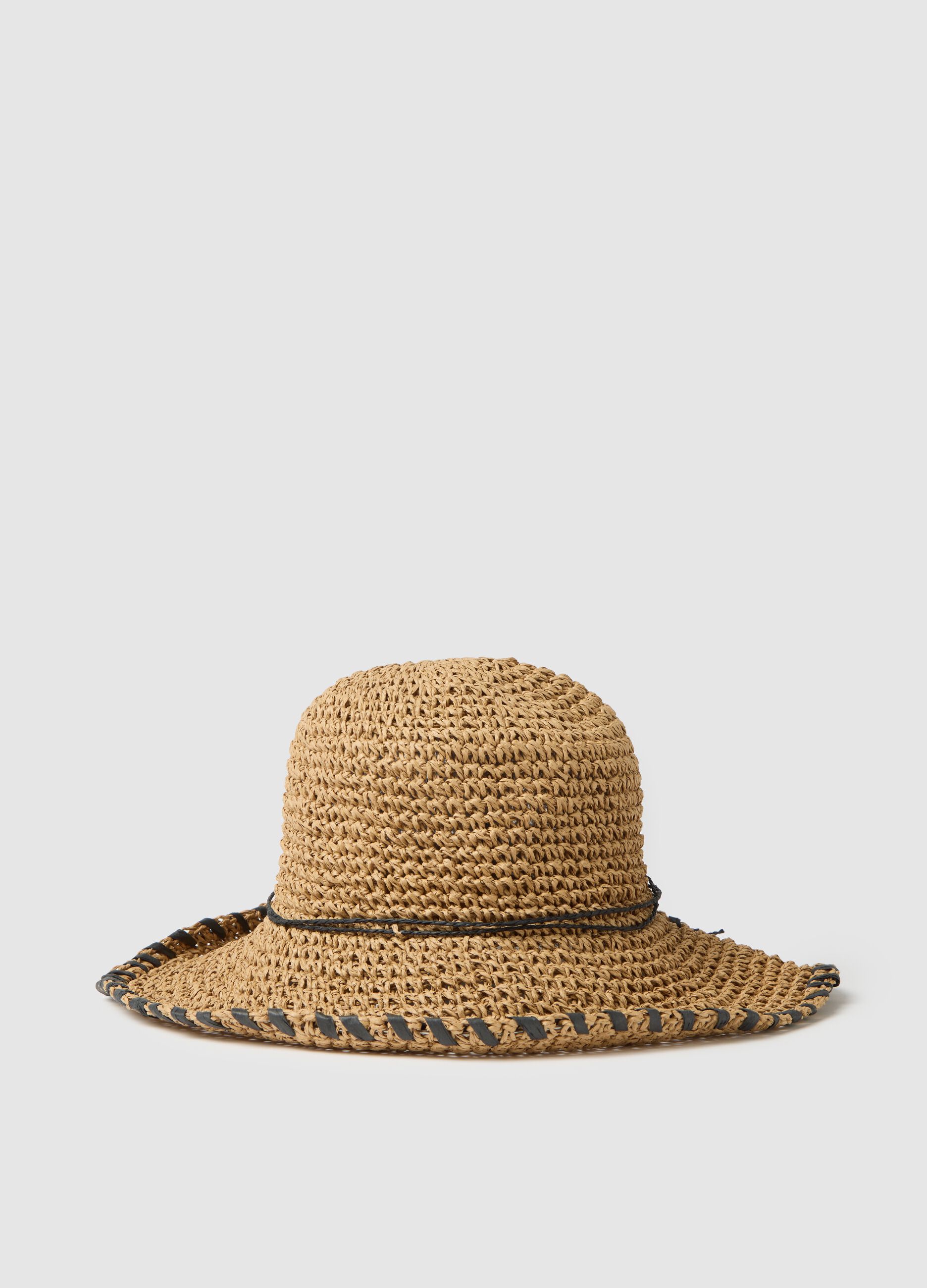 Women's Hat in Pure Multicolour Paper