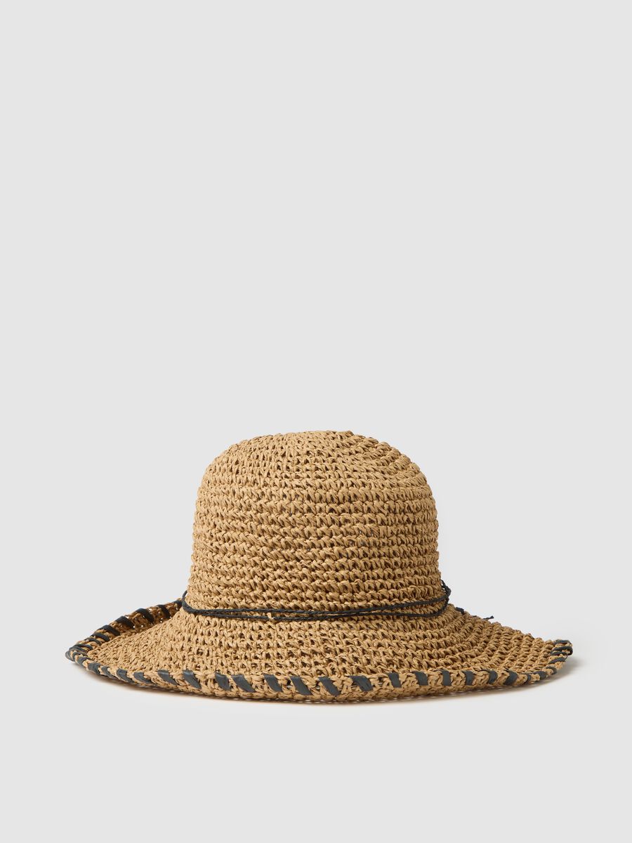 Women's Hat in Pure Multicolour Paper_0
