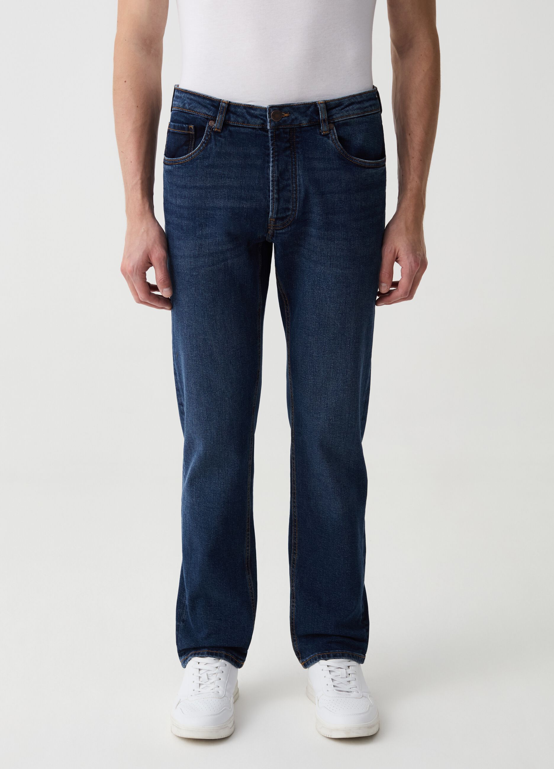 Jeans Uomo Skinny Slim Cropped Straight e Regular OVS