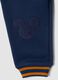 Blue organic cotton-blend jogger set with Mickey print_3