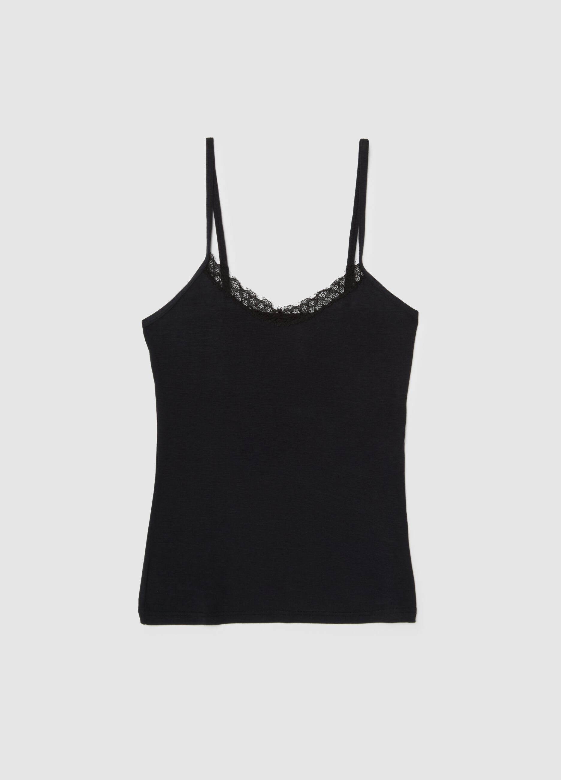 Black Regular Fit Vest