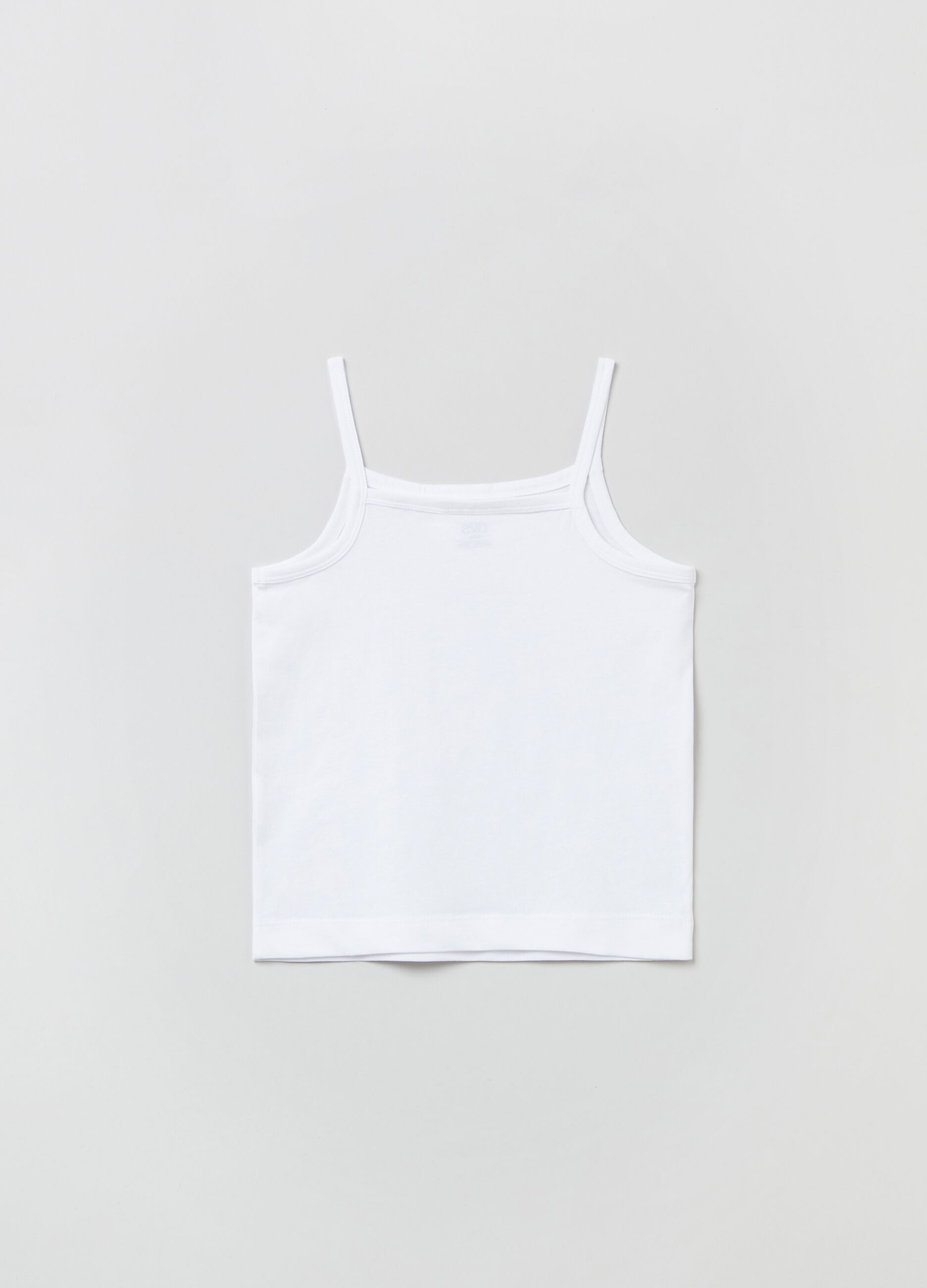 Tank top in cotone con stampa _1
