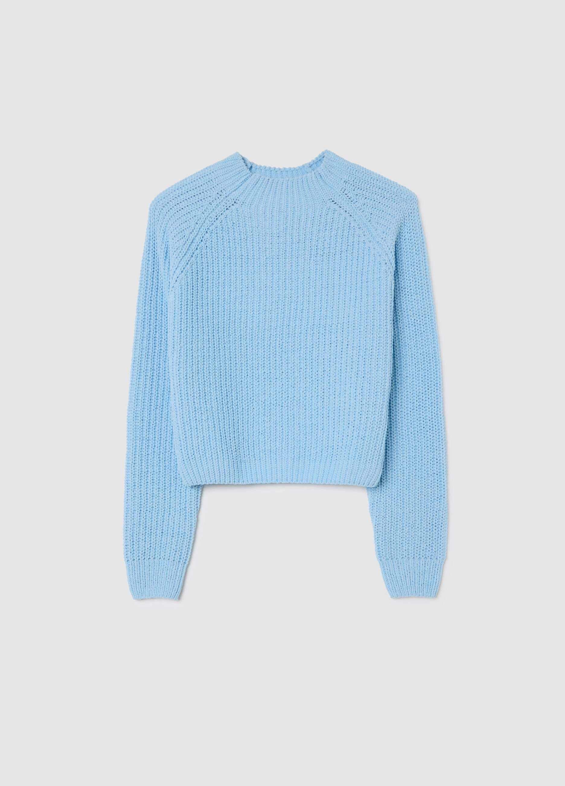 Girls' regular fit blue jumper