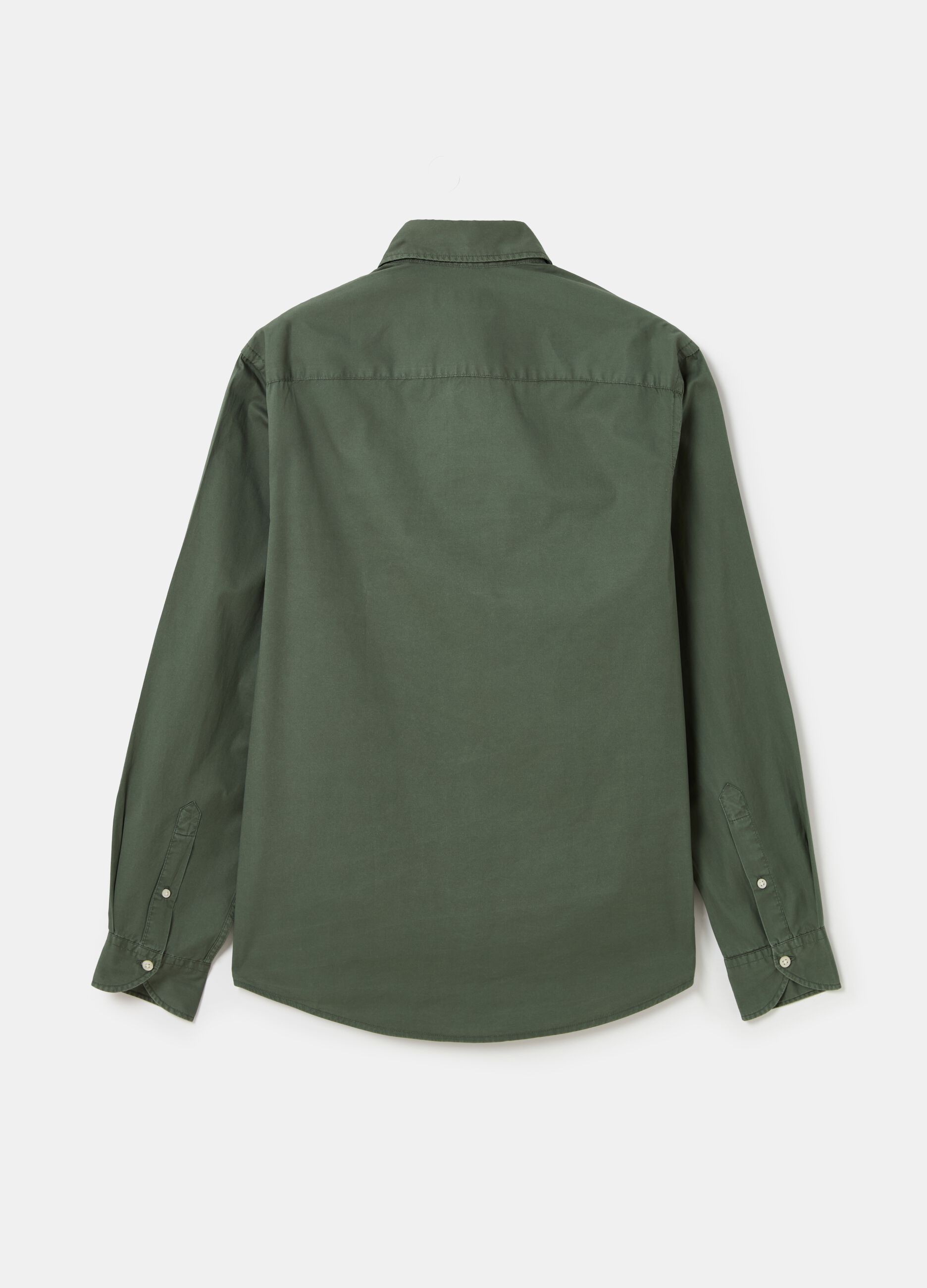 Cotton shirt with pocket