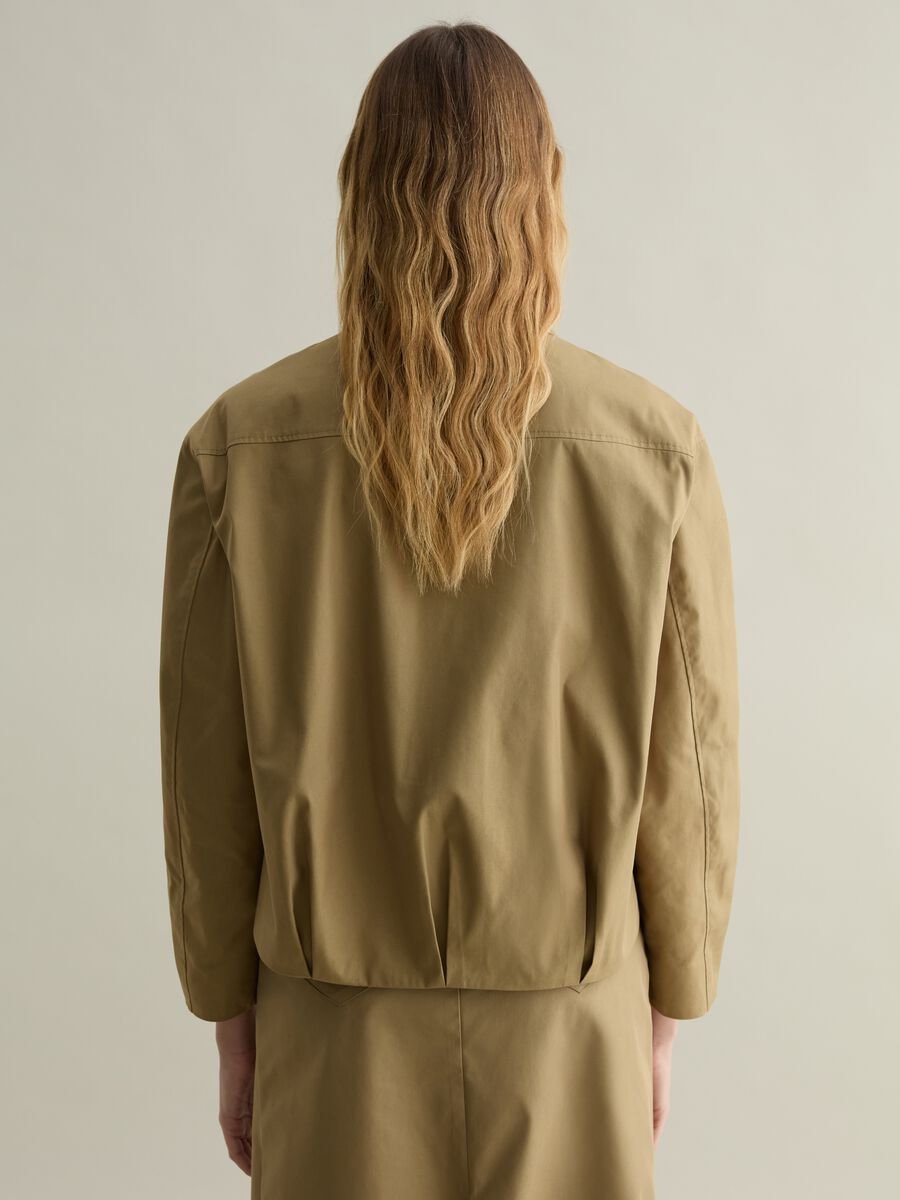 Full-zip bomber jacket with collar_2