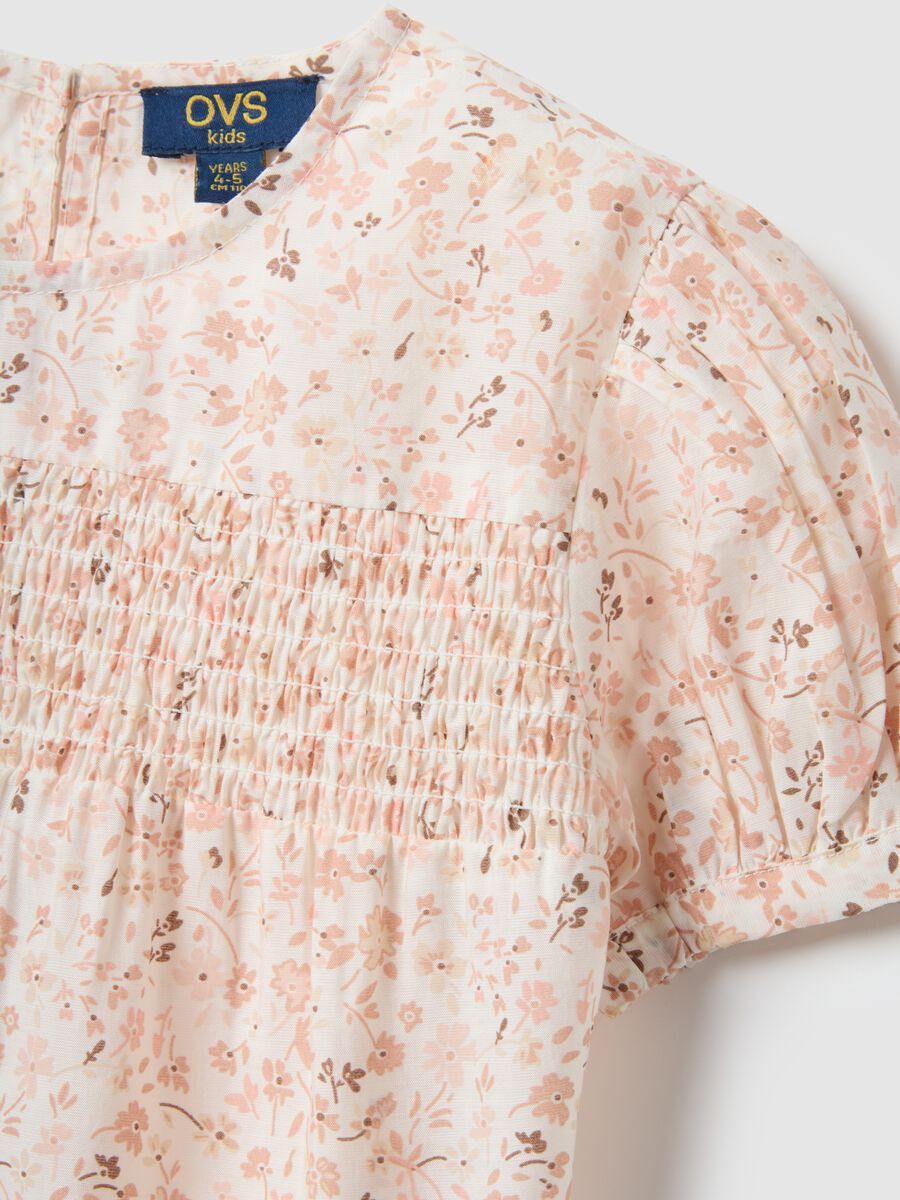 Blusa floreale in misto Lyocell multicolor da bambina regular fit_2