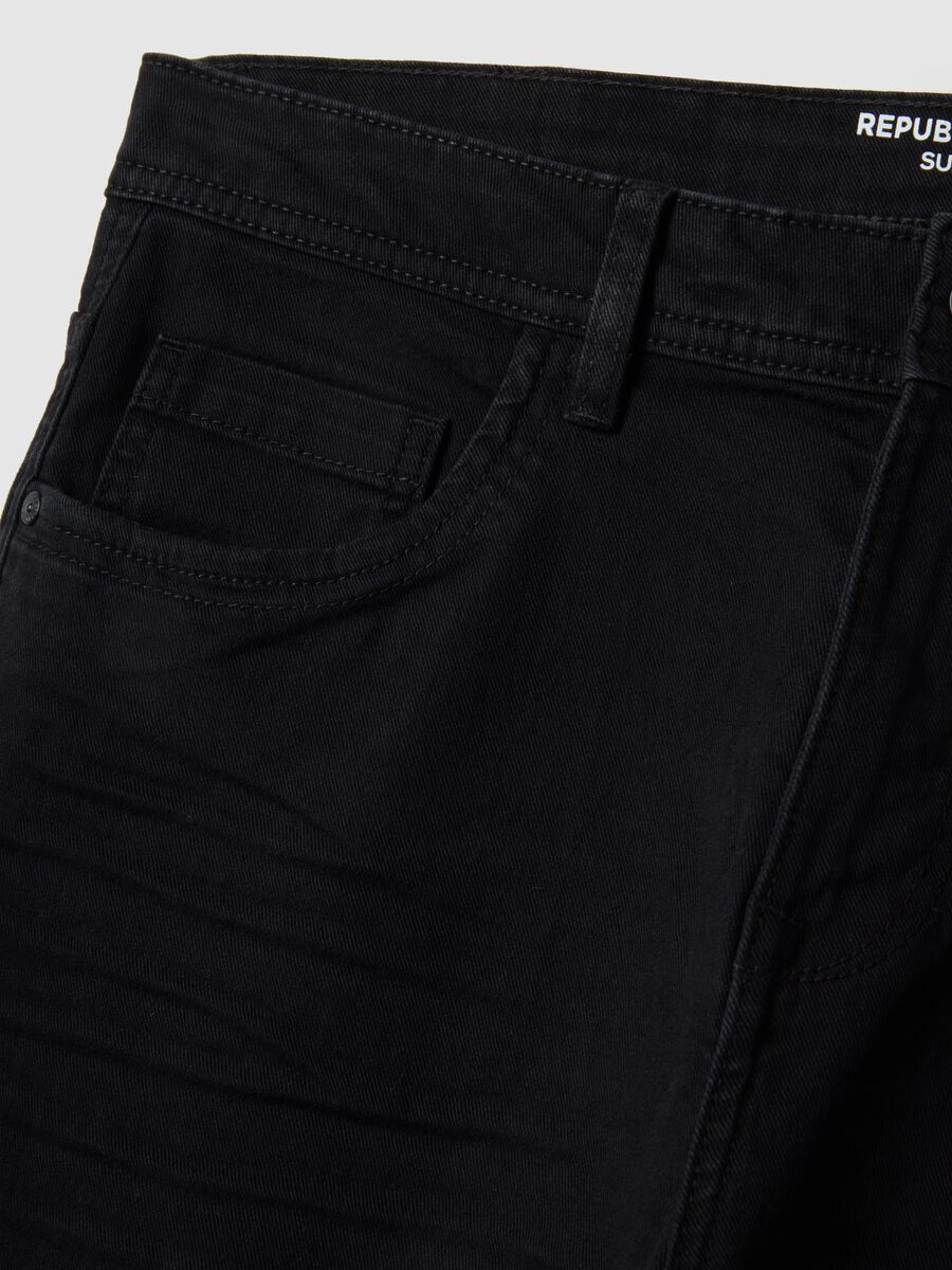 Jeans super skinny neri in misto cotone_5