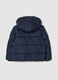 Blue Padded Jacket with Hood_1