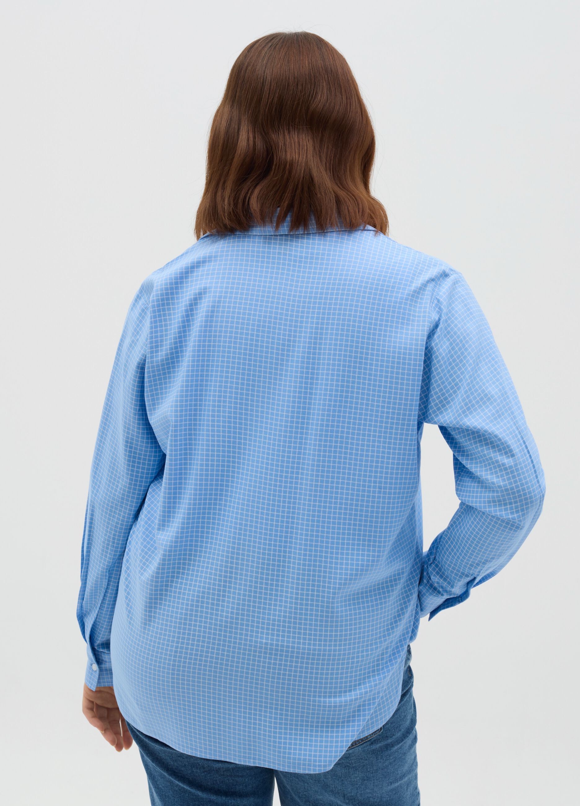 Camicia a quadretti Curvy