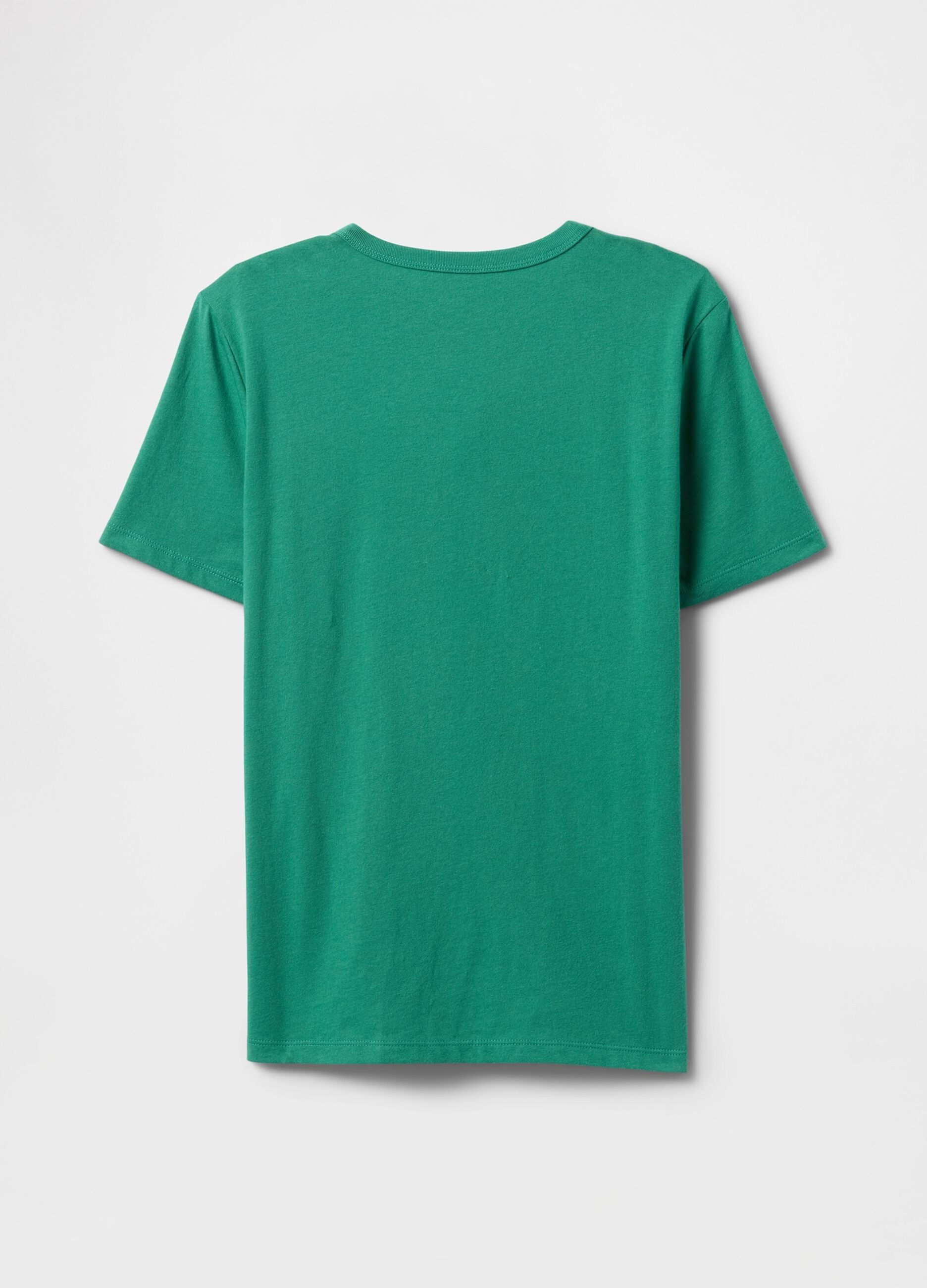 Green pure cotton T-shirt with GAP logo