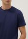 Blue Slim Fit Stretch Cotton T-Shirt_3