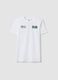 Boys' white pure cotton t-shirt regular fit with prints_3