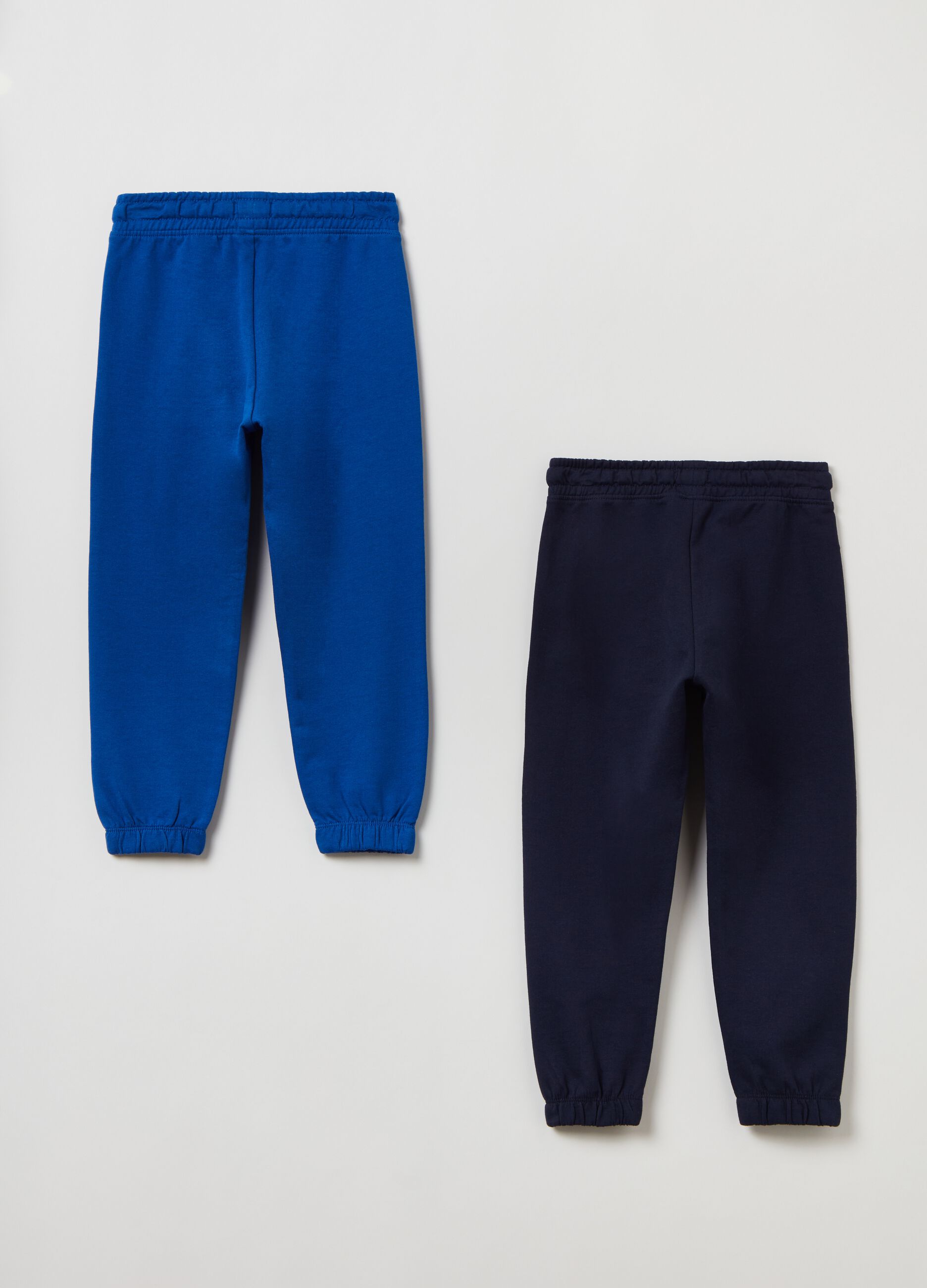 Bipack joggers in felpa con coulisse_1