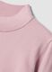 Pink long-sleeved top with high neck, regular fit_5