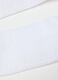 White Stretch Cotton Blend Socks_1