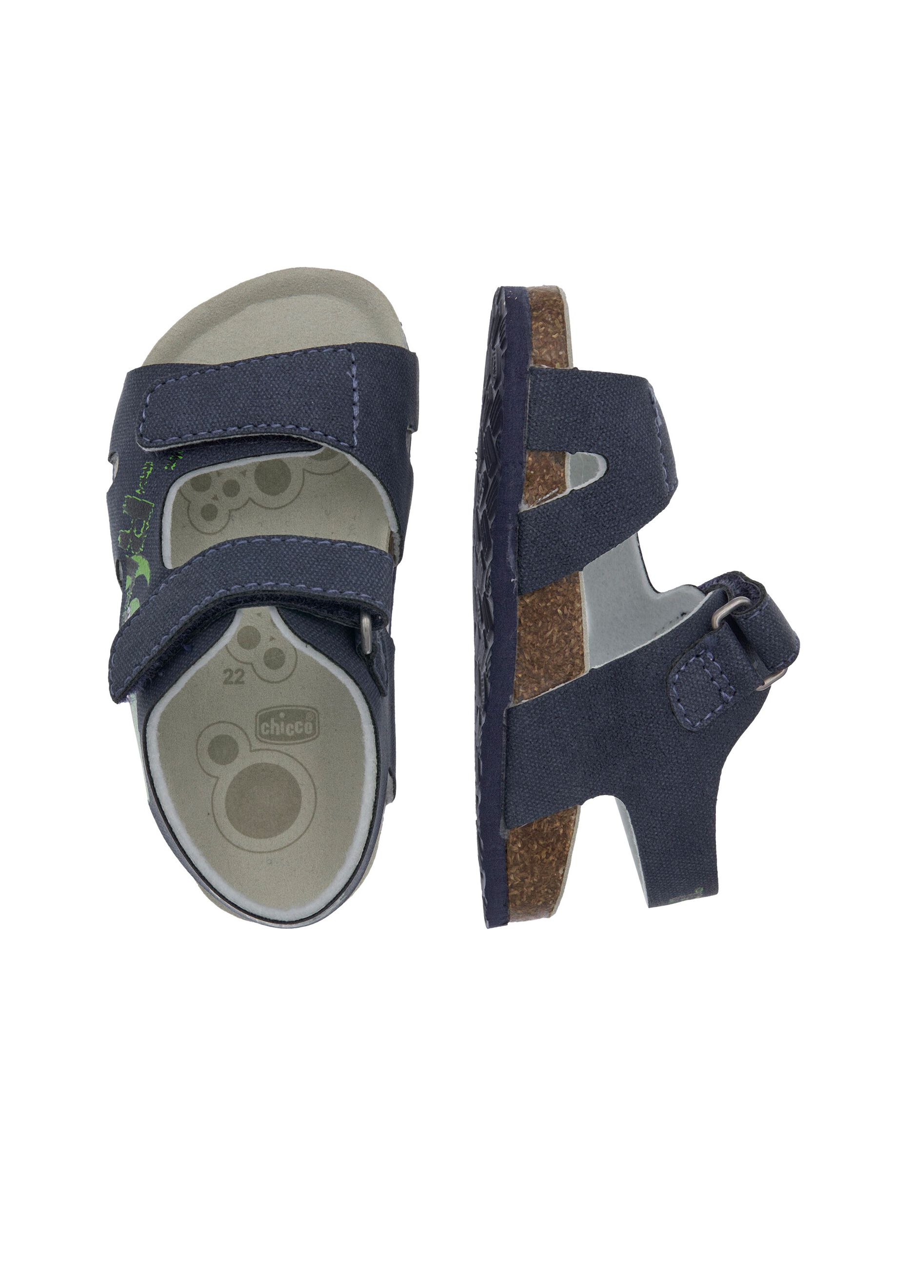 Francisco sandals with dinosaur print