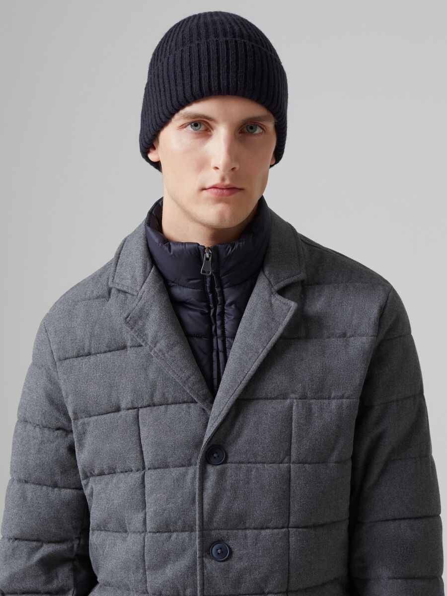 Giacca corta trapuntata con gilet full-zip_1