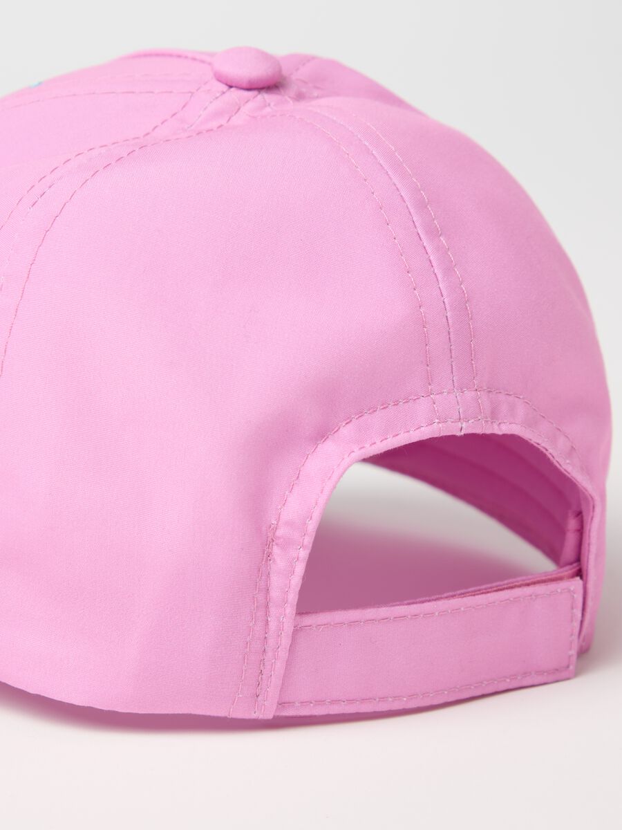 Pink Baseball Cap with Mermaid and Sequins_2