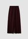 Red regular-fit stretch viscose-blend trousers_2