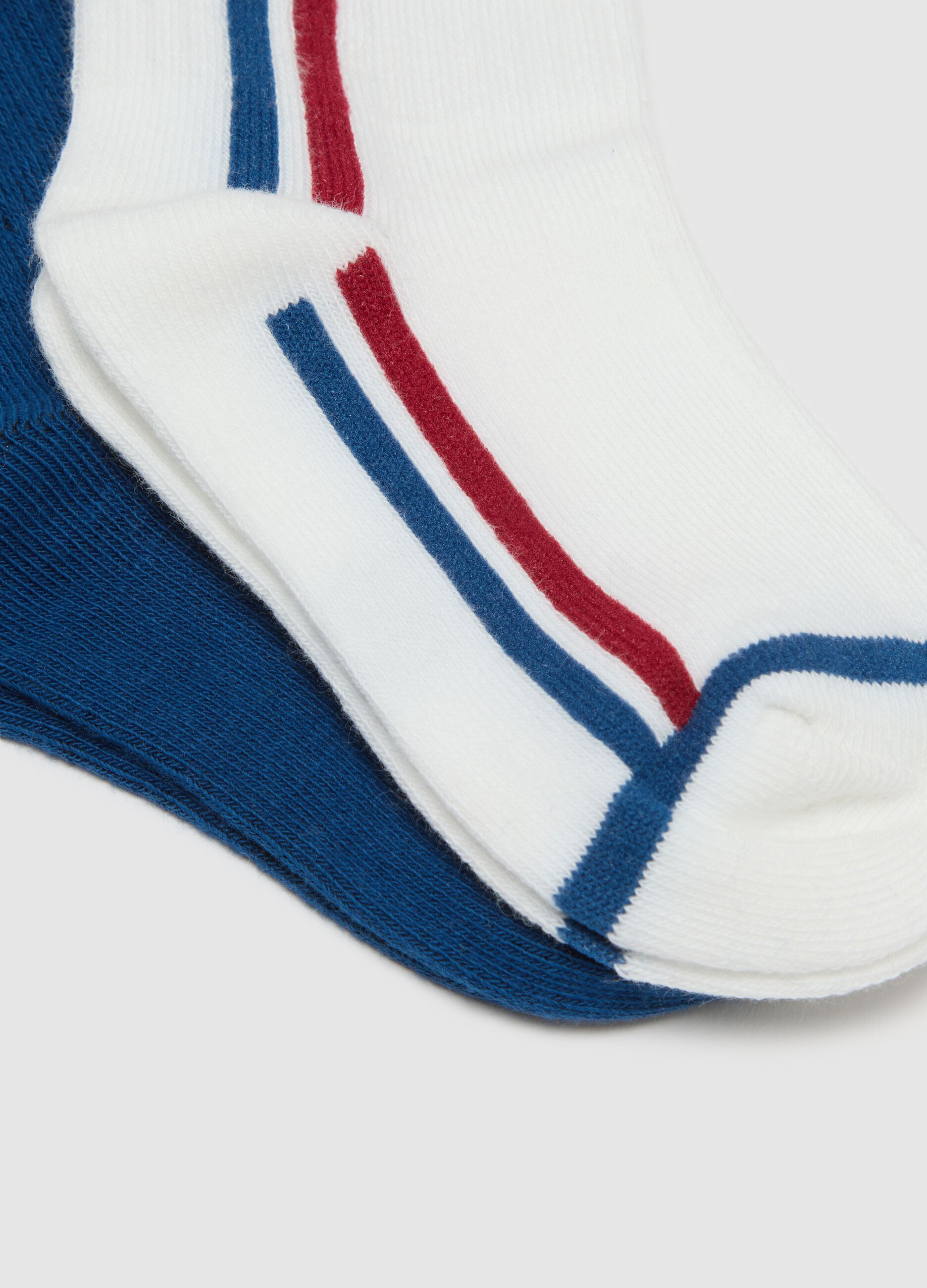 Short white socks for children
