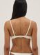White stretch-fabric bikini top with embellished straps_2