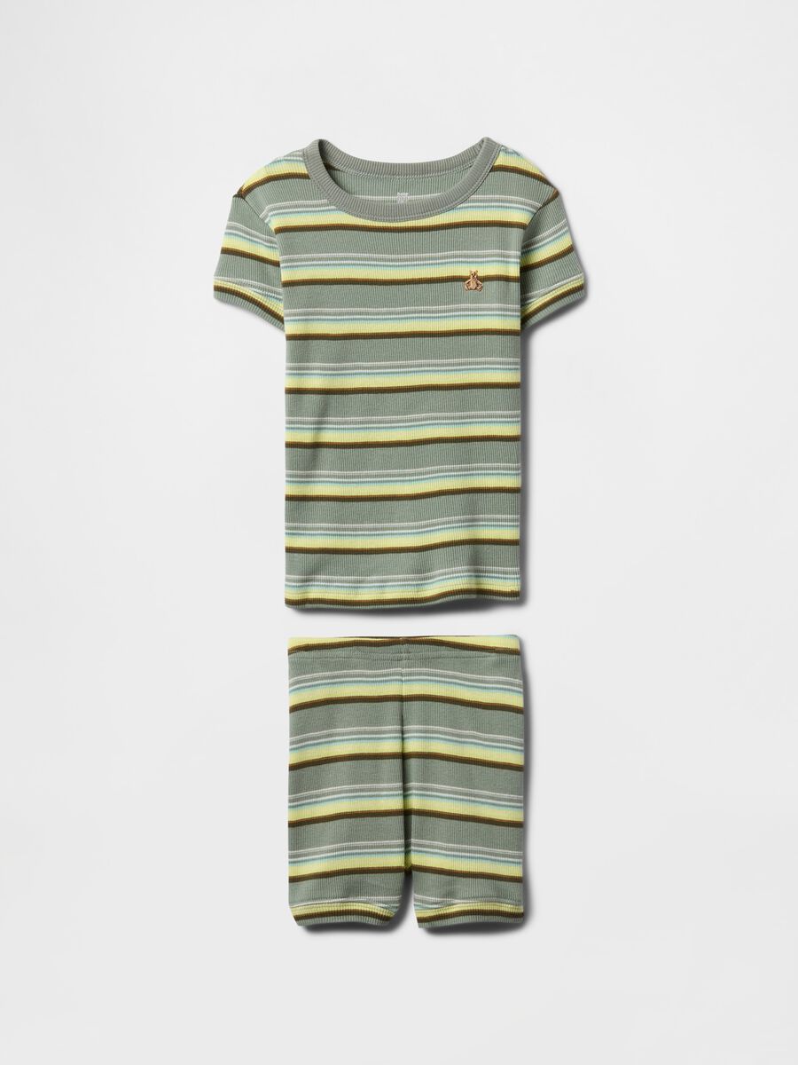 Multicoloured striped pyjamas for children_0