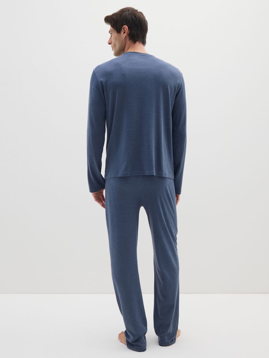 Blue pure cotton pyjamas_2