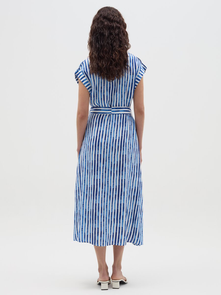 Long shirt dress with belt_2