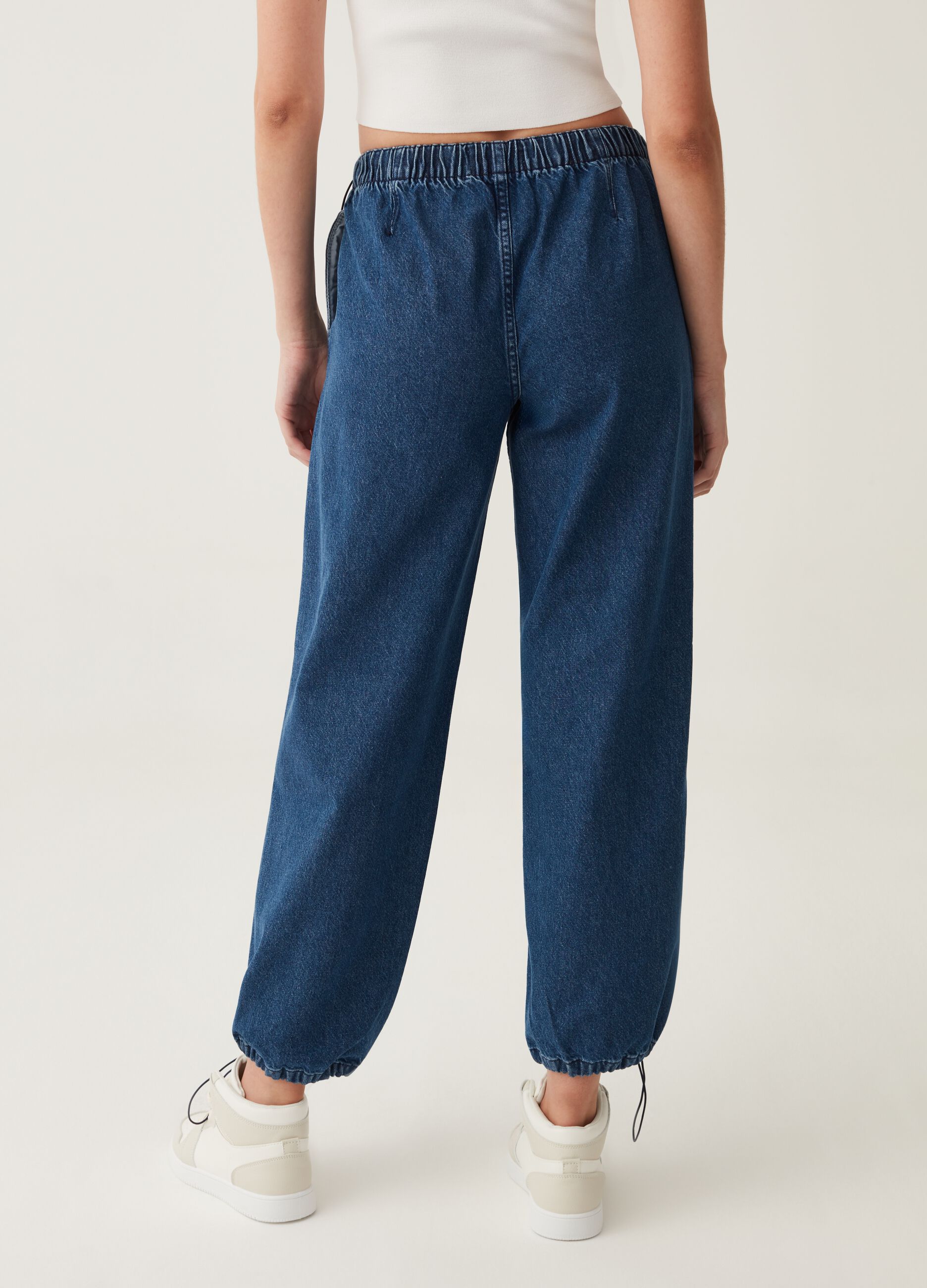 Jeans parachute in denim_2