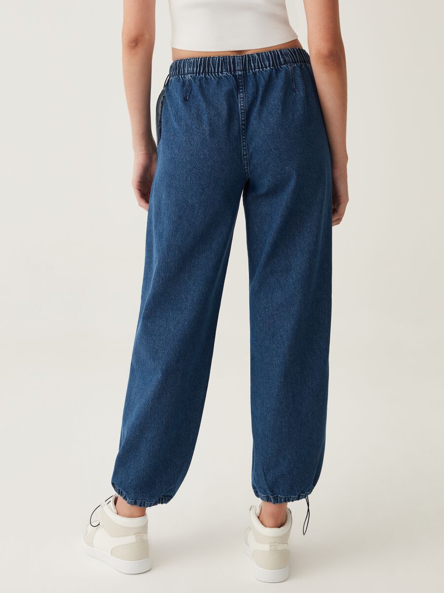 Jeans parachute in denim_2