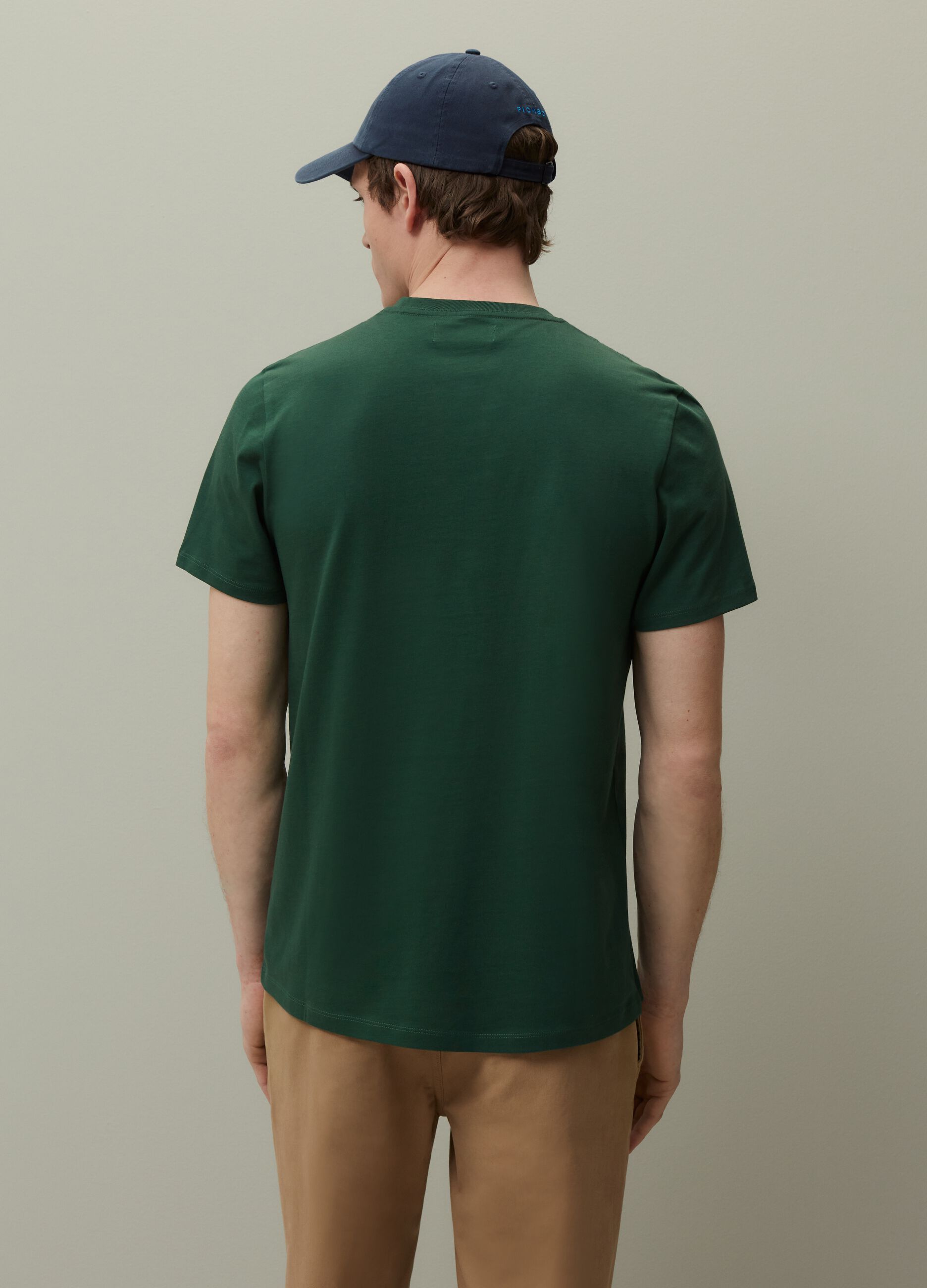 T-shirt in cotone Supima con tasca