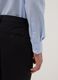Light blue pure cotton regular fit shirt with micro-checks_3
