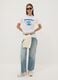 White pure cotton T-shirt with Stitch print, regular fit_1