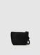 Women's black PVC wallet with zip_1