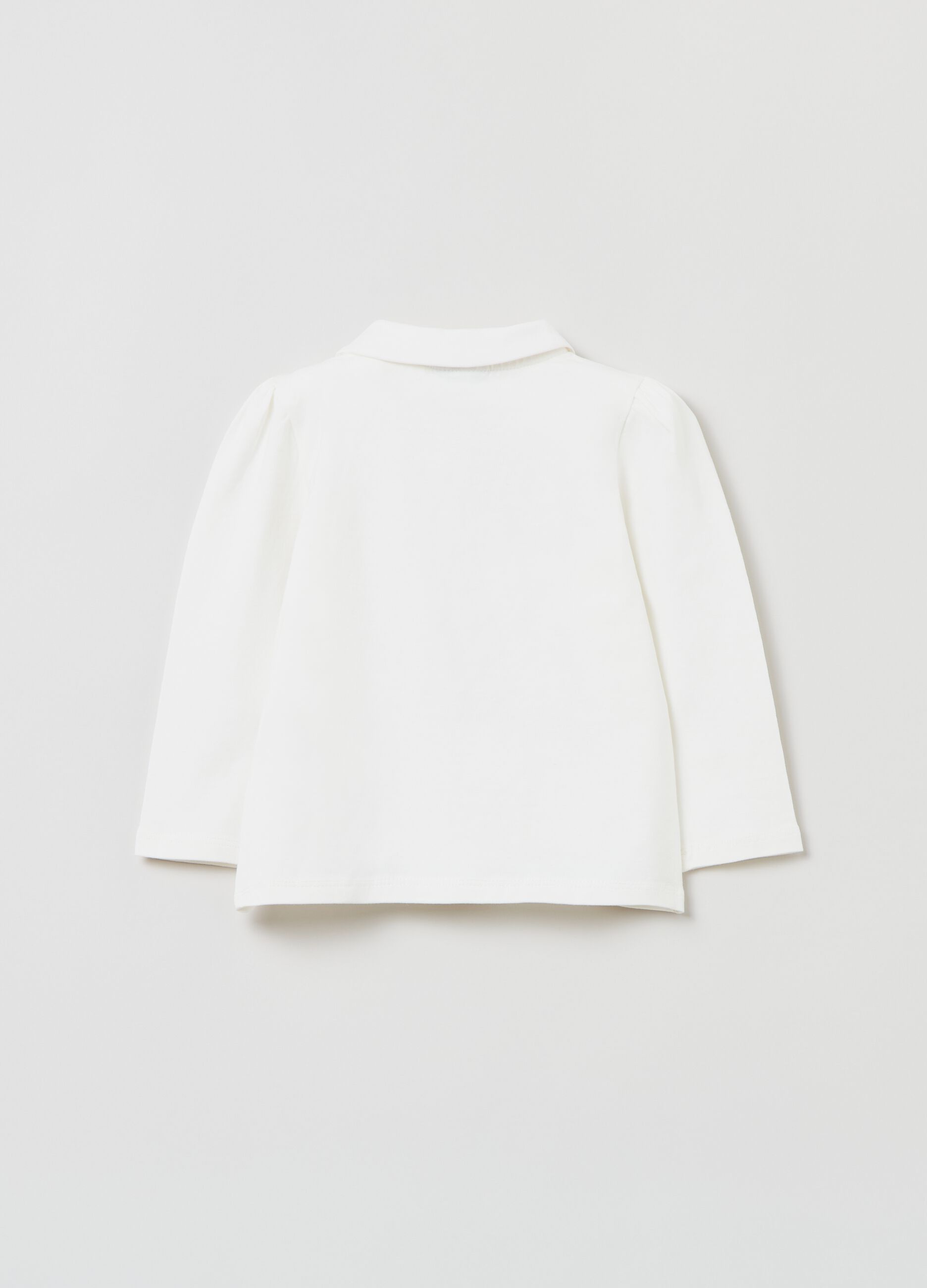 Polo in cotone stretch tinta unita_1