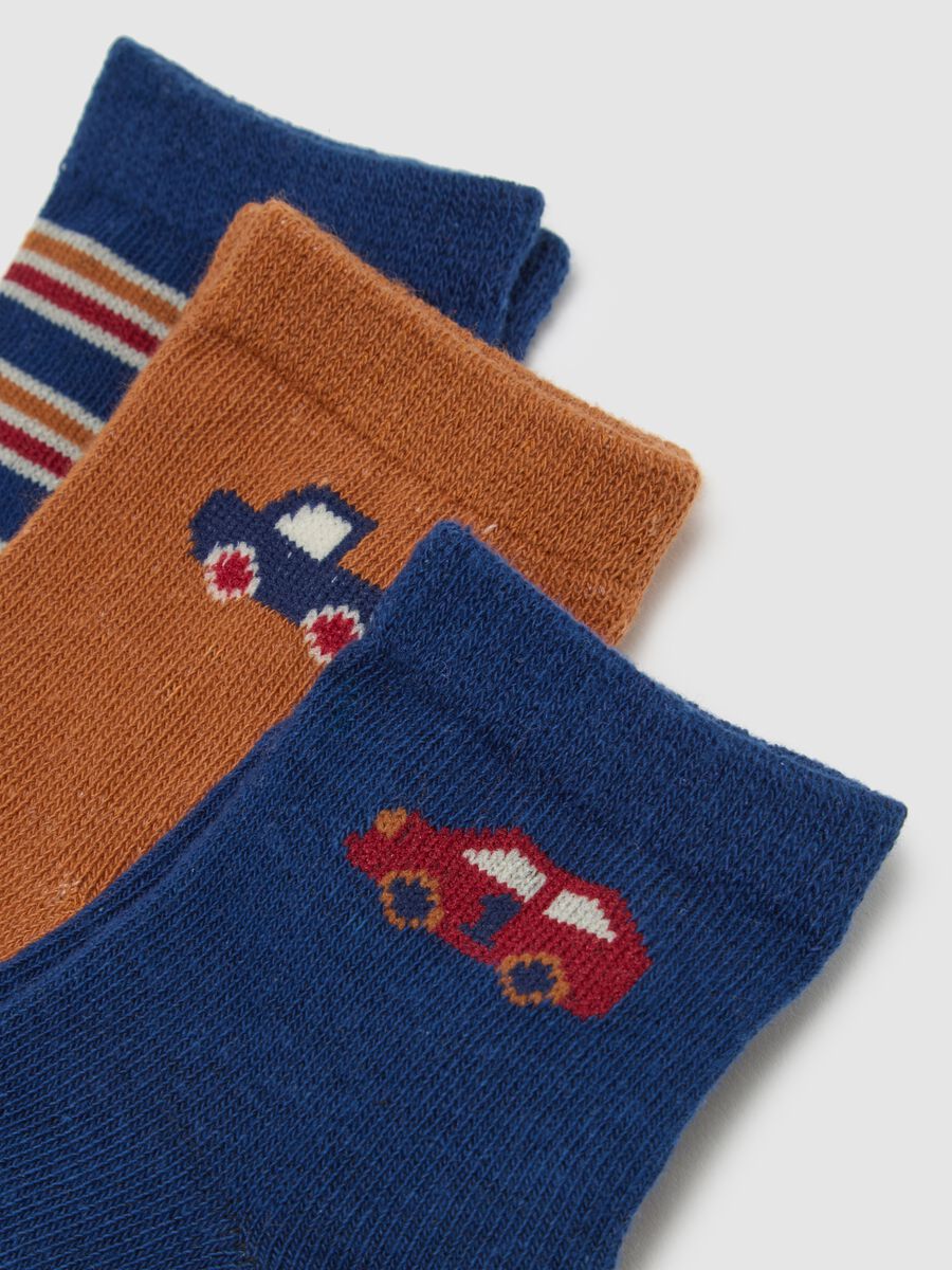 Multipack of baby socks in multicolour cotton blend_1