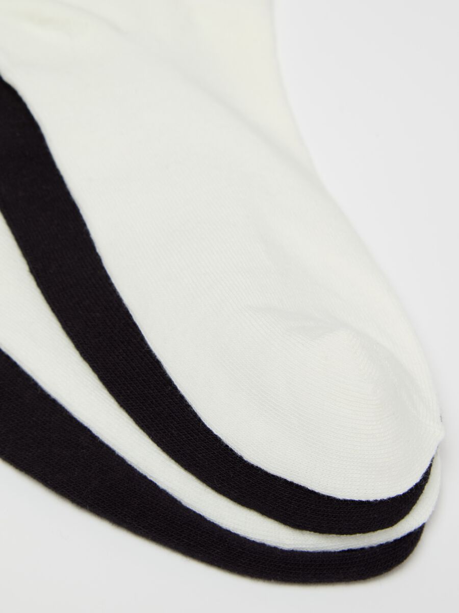 Two-pair pack sneaker liners with heart detail_2