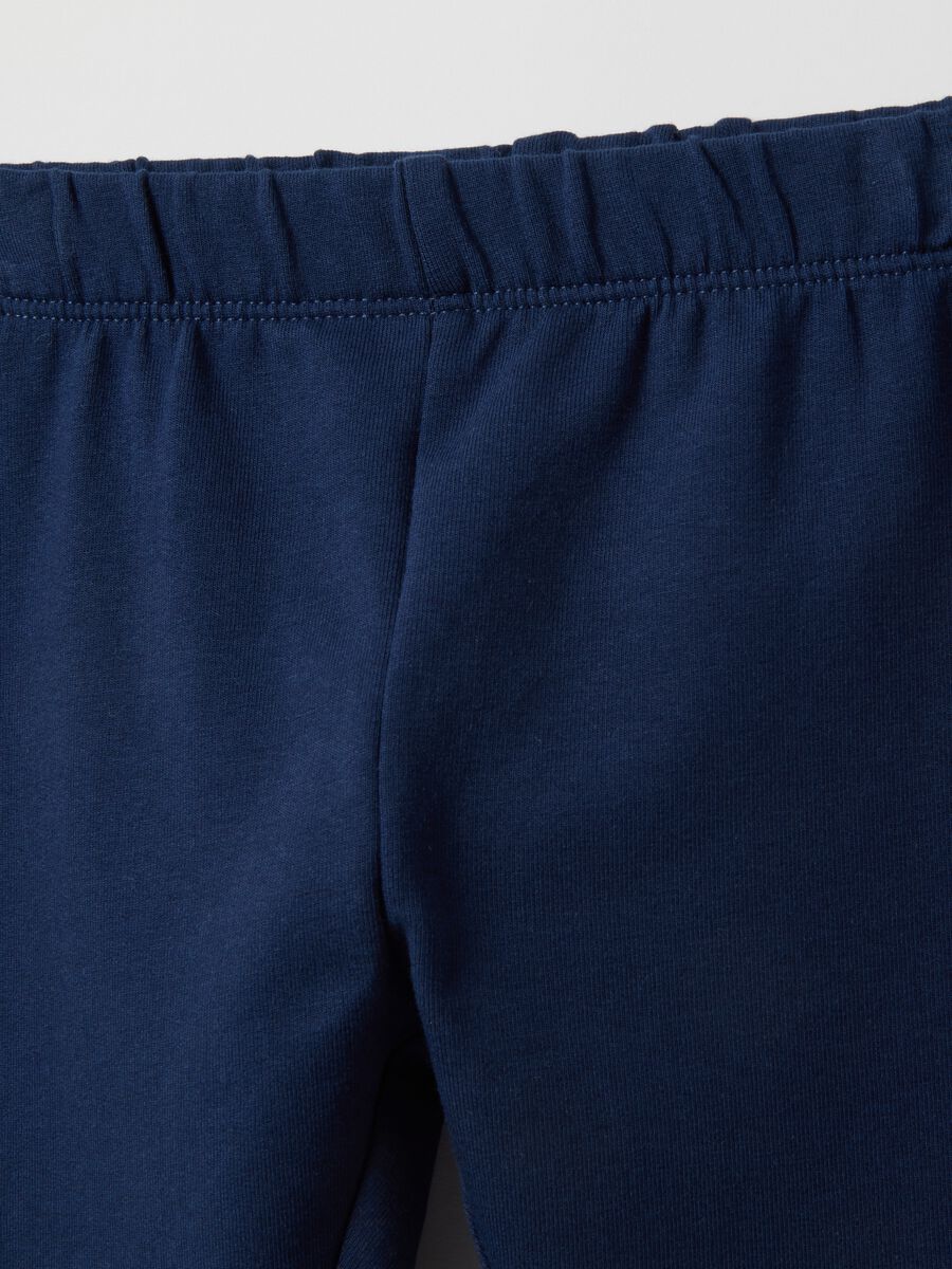 Multicolour pure cotton sweatshirt and trousers set for girls regular fit_3