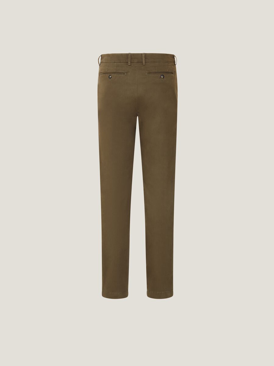 Pantaloni regular fit in twill stretch_4
