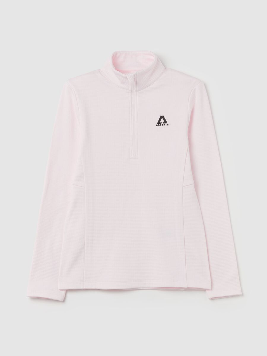 Altavia by Deborah Compagnoni half-zip waffle-weave fleece_4
