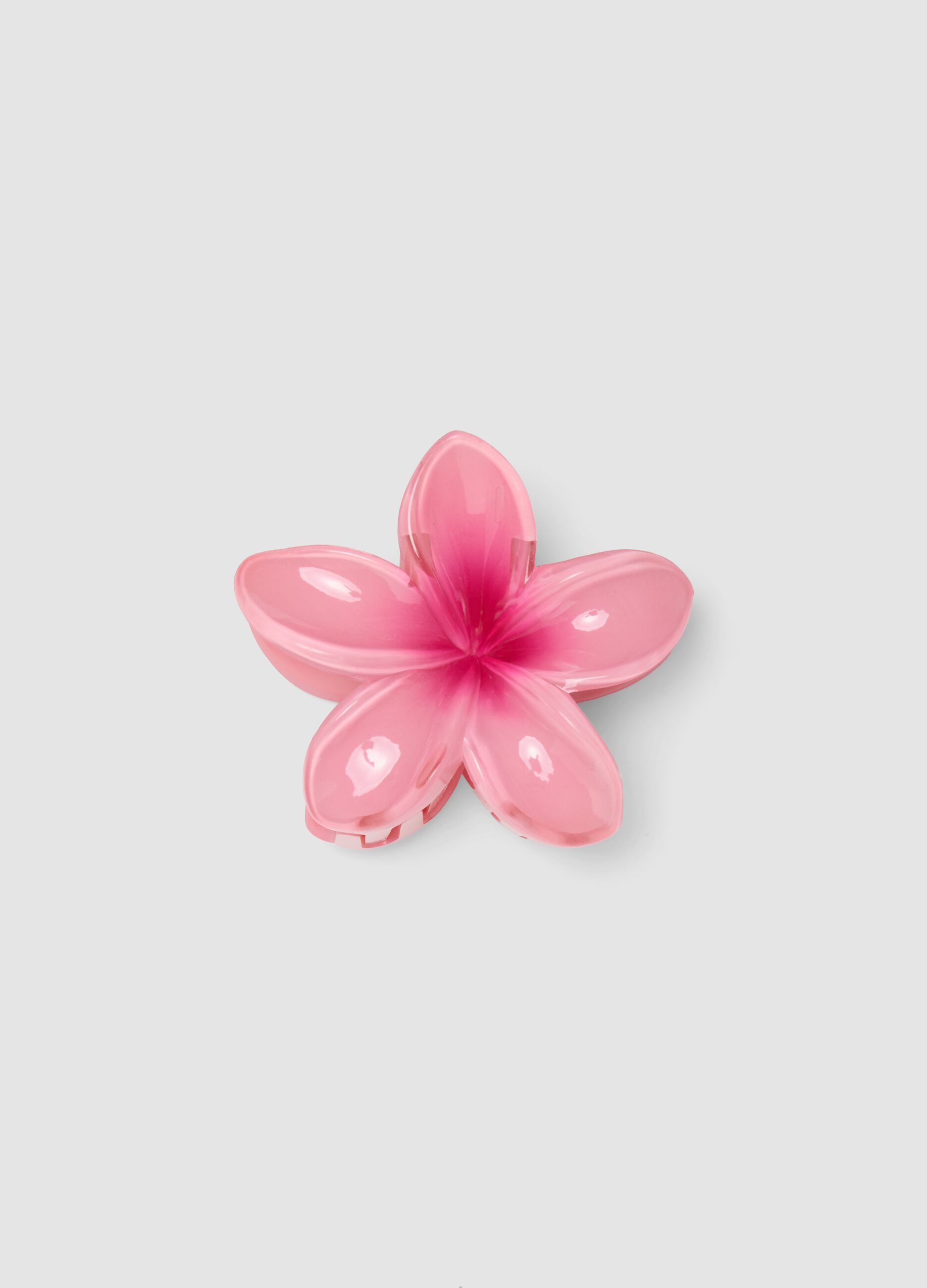 Pink Flower Hair Clip for Girls