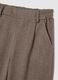 Brown regular fit trousers_5