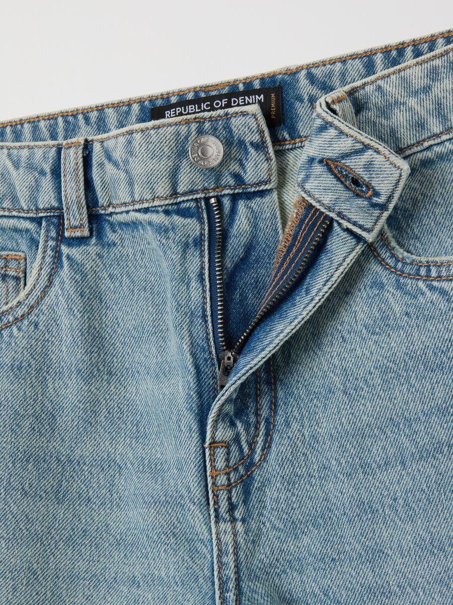 Jeans da donna in puro cotone denim regular fit_5