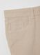 Flared Beige Stretch Trousers_5