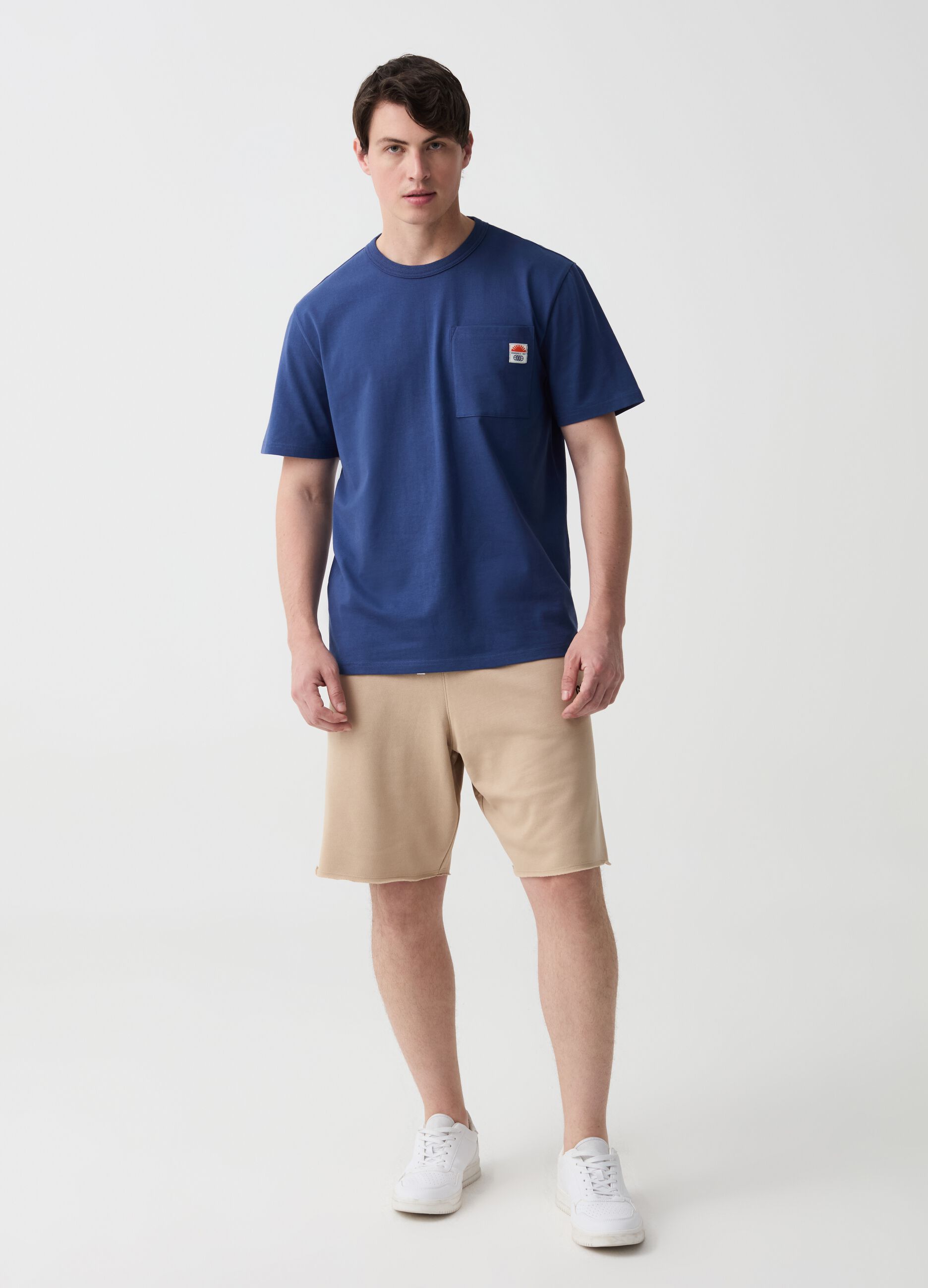 Ovs Bermuda jogger con coulisse e stampa