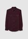 Bordeaux pure cotton regular fit shirt_4